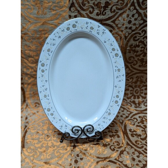 Vintage Sango Antibes Oval Oblong Serving Platter Plate  8080 China - Picture 2 of 5